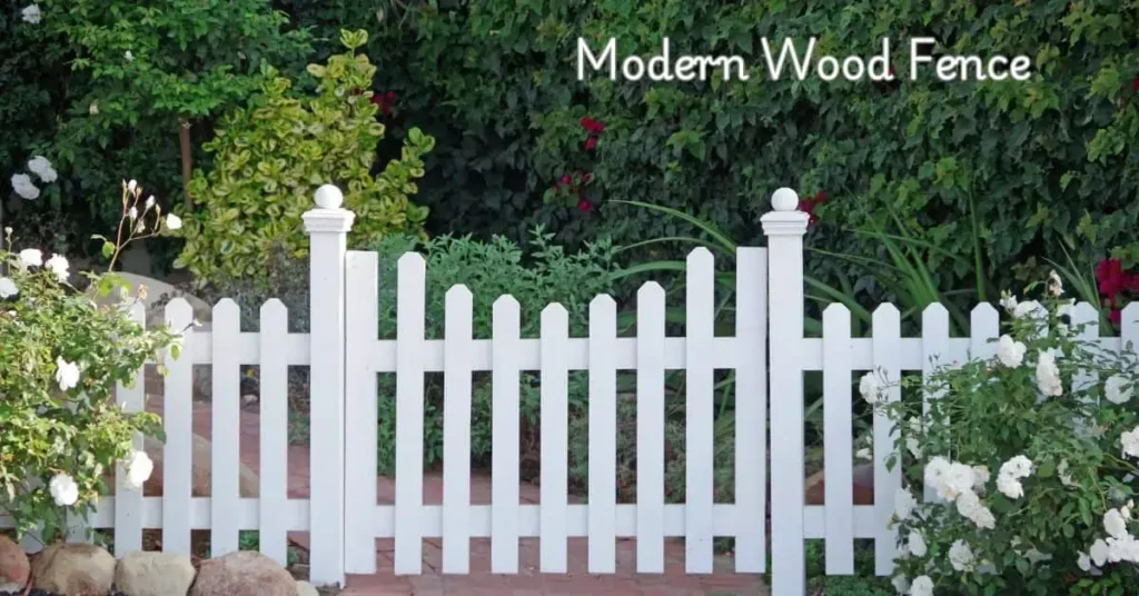 Modern Wood Fence