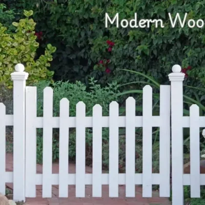 Modern Wood Fence: Style and Functionality